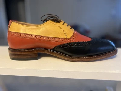 Цвет блок ручной работы кожаные мужские туфли размер 11 США - Изображение 1 из 4