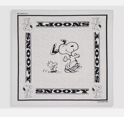 Bandana Coach X Peanuts Signature Snoopy Print CBS39 MQV ONE Foto 1 de 4