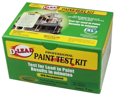 ESCA-TECH D-Lead Lead Paint Test Kits - Box Contains 7 Tests