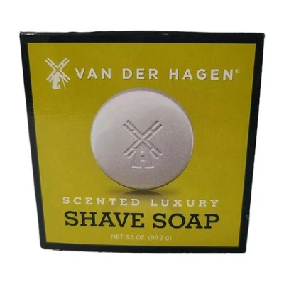 Van Der Hagen Scented Luxury Shave Soap 3.5 oz Hypo-Allergenic Barbershop Shave - Image 1 of 4