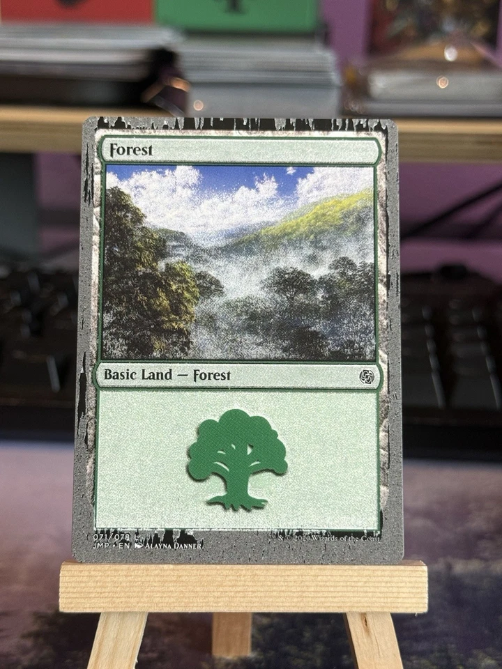 🎉 Major Ink Error - Forest (071) - Jumpstart - MTG Magic  Oddity Misprint - Image 1 of 1