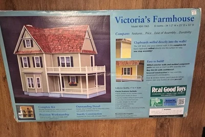Kit para casa de muñecas "Victoria's FarmHouse" de Real Good Toys Nuevo en caja Casa de muñecas Foto 1 de 4