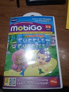 VTECH MOBIGO: NICKELODEON BUBBLE GUPPIES INTERACTIVE LEARNING GAME 3-5 YR - Picture 1 of 3