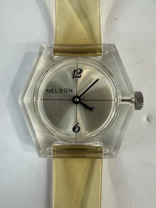 Vintage Nelson Mechanical watch Clear Acrylic Case - Picture 1 of 4