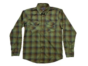 Dixxon Men's S Hunter Snap Button Up Flannel Shirt - Picture 1 of 6