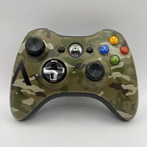 Mando Inalámbrico Oficial Microsoft Xbox 360 CAMO Probado y Funcionando - Imagen 1 de 9