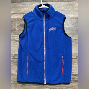 NFL Buffalo Bills Blue Fleece Vest Mens Size Small - Picture 1 of 4