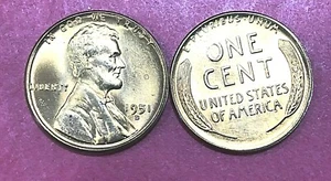 1951 D NICE RED UNCIRCULATED LINCOLN CENT (1 COIN) - Picture 1 of 3