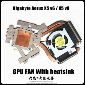 Laptop Cooling Fan For Gigabyte Aorus X5 X5 v6 X5 v8  GPU Fan With heatsink - Picture 1 of 6