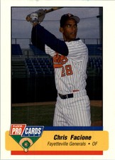 1994 Fayetteville Generals Fleer/ProCards #2163 Chris Facione
