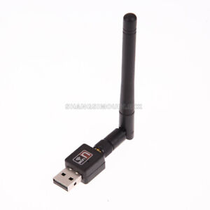 Mini 150Mbps USB WiFi Wireless Adapter Dongle LAN Card 802.11n/g/b w/Antenna NEW