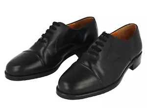Zapatos con cordones de cuero Grenson Ex-display para hombre negros 7F: 7701 - Imagen 1 de 9