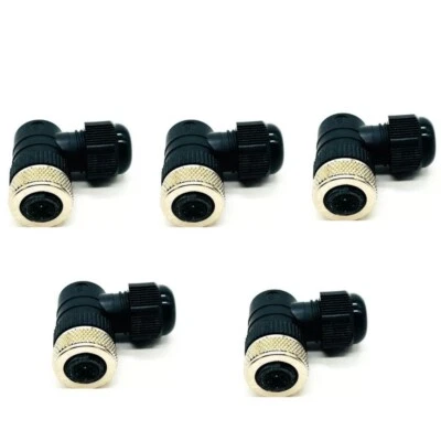 5 pcs Lumberg Automation 11259 Sensor Actuator Connector Right Angle M12 - Image 1 of 4