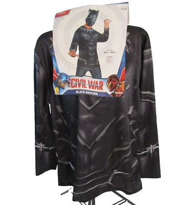 Capitán América Pantera Negra Halloween Camisa Máscara Disfraz Para Hombre Talla Única HA5a Foto 1 de 4