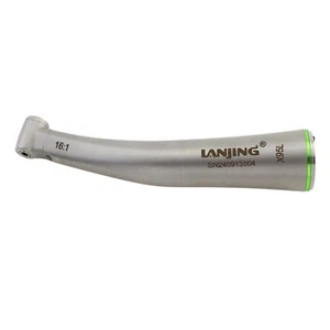 LANJING Dental 16:1 Endodoncia Contra-ángulo Pieza de Mano Fibra Óptica Pulsador - Imagen 1 de 21