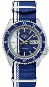 *BRAND NEW* Seiko 5 Sports U.S Special Blue Dial Nylon Strap Men's Watch SRPK69 - Picture 1 of 4
