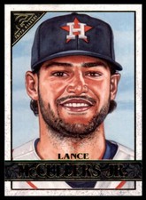 2020 Topps Gallery Baseball Card Lance McCullers Jr. Houston Astros #109