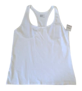 Serbatoio Racerback Jockey Retro a Strisce BIANCO COLORE TAGLIA XL - Foto 1 di 3