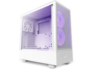 NZXT H5 Flow RGB CC-H51FW-R1 White ATX Mid Tower RGB Desktop Computer Case - Picture 1 of 4