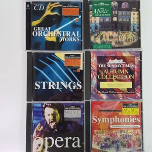 Sunday Time Classical Music 6 CD Bundle Strings Orchestra Opera Symphonies Royal - Picture 1 of 7