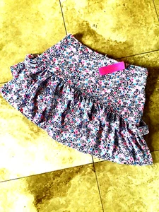NWT SZ 16 LILLY PULITZER DITSY 3 LAYER ASSYMERTRICAL RUFFLES RET$118.00 PNK.BLUS - Picture 1 of 6