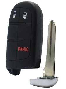 New Chrysler Dodge Jeep Remote Keyless Entry Smartkey w/ Uncut Key M3N-40821302 - Picture 1 of 1