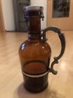 Alter Bierkrug / alte Bierflasche 2,2 Liter mit Ziergriff, 35 vom hoch