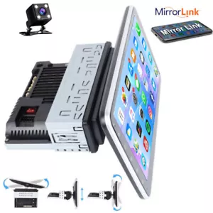 10" Android 13 Autoradio 1DIN GPS Sat Navi WIFI 360° Drehbar Bildschirm Kamera - Bild 1 von 13