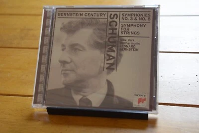 SCHUMAN CD "SYMPHONIES NO 3 & NO 8" [NEW SEALED] BERNSTEIN SONY CLASSICAL [149] - Image 1 of 4