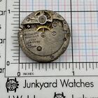 Vintage Bedford Cylinder Escapement Pocket Watch Movement Repairs Parts 1 Jewel