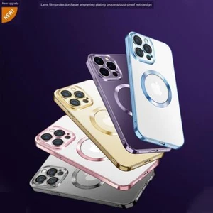 Case for iphone 16 15 14 13 Pro Max Dust-Proof Shockproof Magnetic Phone Cover - Picture 1 of 20
