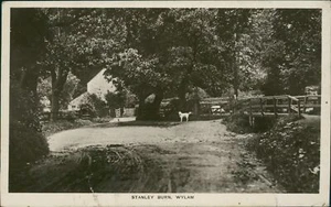 Wylam Stanley Burn Real photo 1912 Postmark Forth Series WH Smith  - Picture 1 of 2