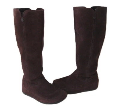BOTAS HASTA LA RODILLA FITFLOP MARRÓN GAMUZA MUJER US 7 UK 5 EU 38 HOT Foto 1 de 4