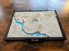 3D Map of Dubai, United Arab Emirates (7.35 inches x 5.35 inches)