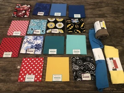 15 piezas de tela Fat Quarter 18 X 21” Batman Betty Boop flor lunares + ¡Más! Foto 1 de 4