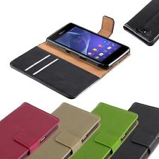Case for Sony Xperia Z1 COMPACT Protection Wallet Cover Magnetic Luxury Book