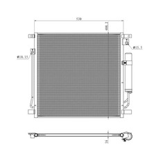 NRF climate capacitor for Fiat fullback Mitsubishi L200 Pajero