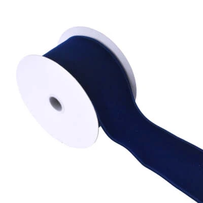 Christmas Velvet Wired Edge Ribbon, 2-1/2-inch, 10-yard - Image 1 of 4