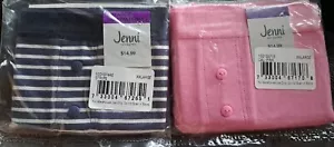 Lot of 2 Women Jenni Underwear Panty Hipster XXL 95% Cotton +Spandex Pink Blue - Picture 1 of 2