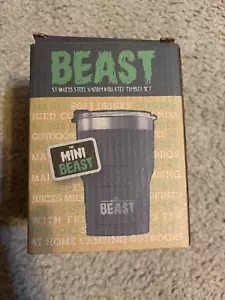 Beast 10 Oz Tumbler Stainless Steel Vacuum Insulated Coffee Ice Cup Double Wall - Picture 1 of 7