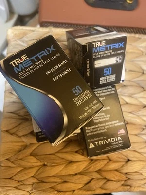 TRUE Metrix Blood Glucose Test Strips 200 4 Boxes PLUS MONITOR Exp: 2018 - Image 1 of 4