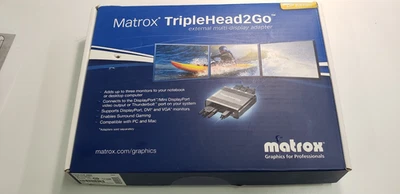 NEW Matrox TripleHead2Go DP version T2G-DP-MIF Video Splitter - Image 1 of 4