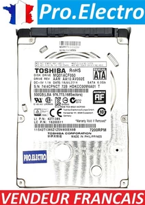 Disque dur 2.5inch disk drive HDD TOSHIBA 500GB 7200RPM MQ01ACF050 - Zdjęcie 1 z 1