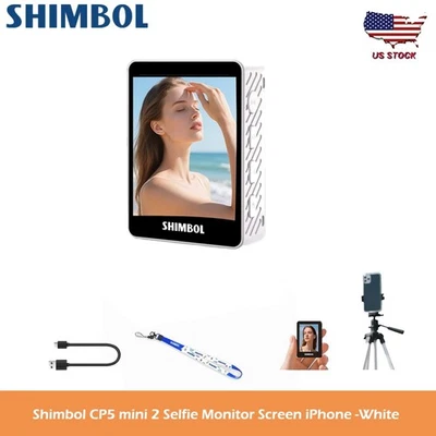 Pantalla de monitor selfie Shimbol CP5 Mini II, duplicación de teléfono en tiempo real de 2,4 pulgadas Foto 1 de 4