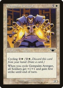 (3x) GEMPALM AVENGER - Legions – MTG Magic the Gathering Card - Common - Picture 1 of 5