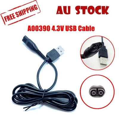 USB Charger Cable For Philips Shaver OneBlade A00390 4.3V Power Adapter Cord - image 1 of 3