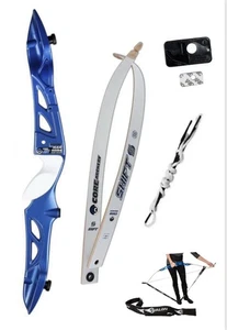 Core Jet Bow Package. DARK BLUE. 68” Length, 32lb Draw. LEFT Handed. Free P&P - Picture 1 of 4