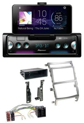 Pioneer USB MP3 Bluetooth DAB Autoradio für Hyundai ix55 (2009-2012) silber - Bild 1 von 4