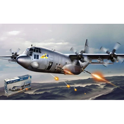 AC-130H SPECTRE KIT 1:72 Italeri Kit Aerei Modellino Nuovo - Immagine 1 di 3