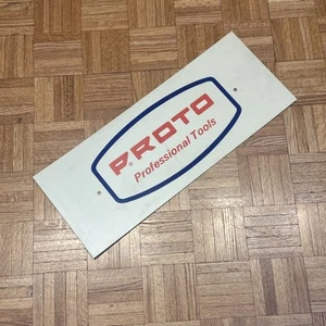Vintage PROTO Ingersoll Rand Professional Tools Plastic Sign - 24 x 9.5” - Picture 1 of 8